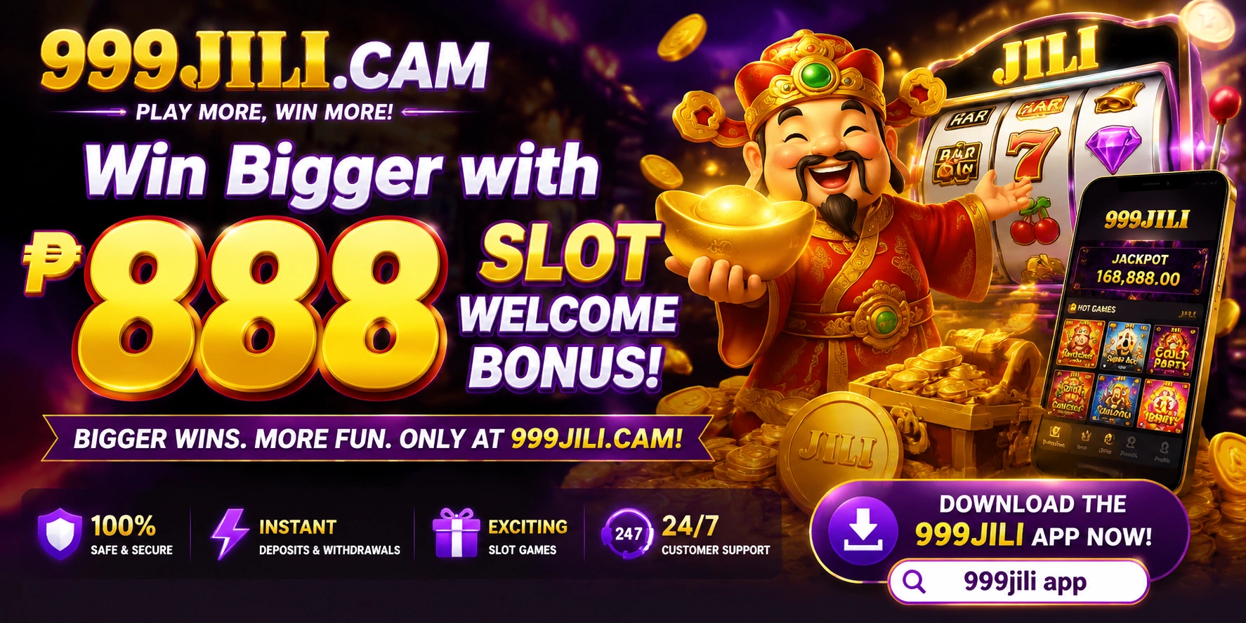 999JILI casino homepage visual for Philippines players