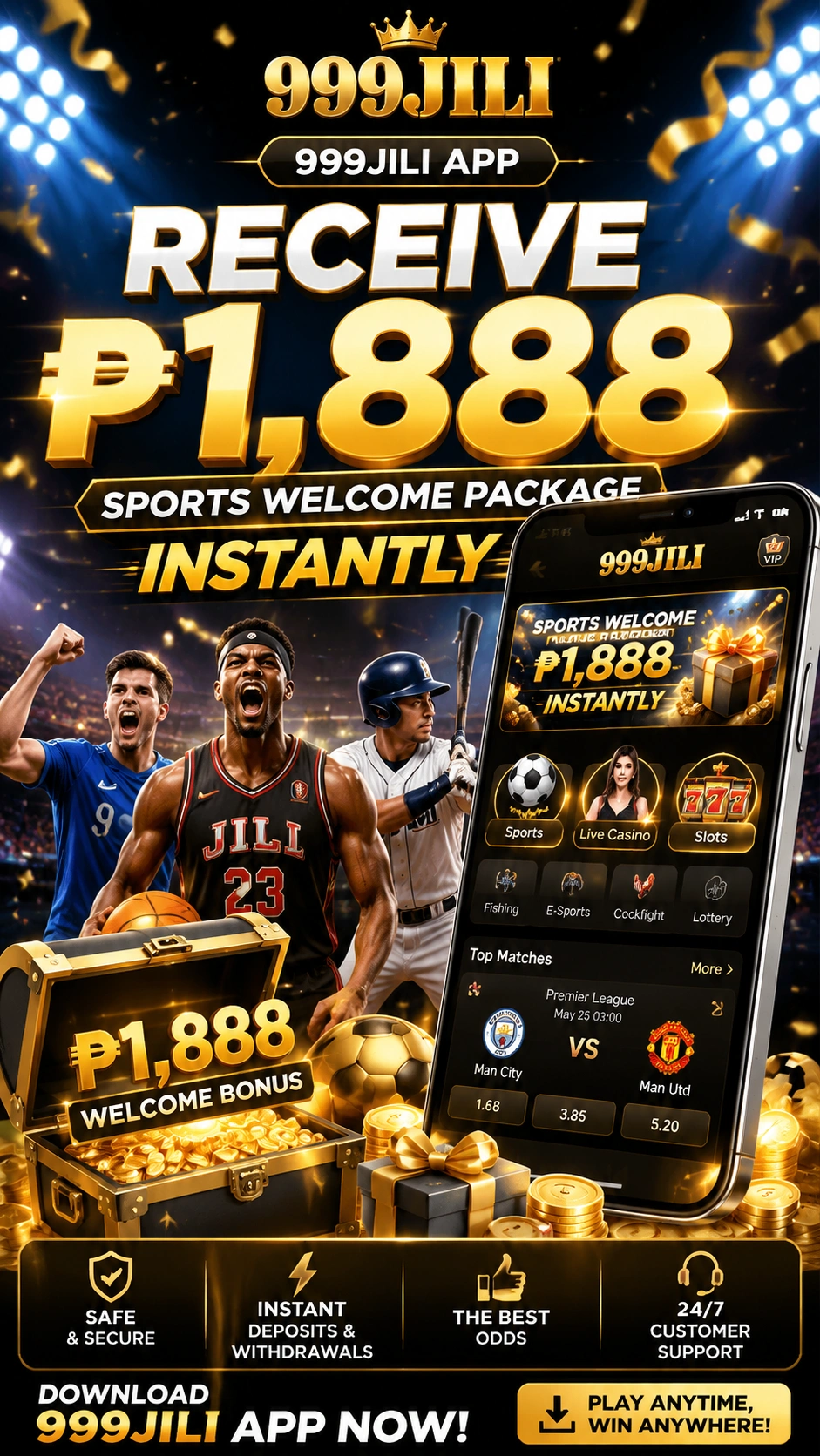Live sports betting interface visual