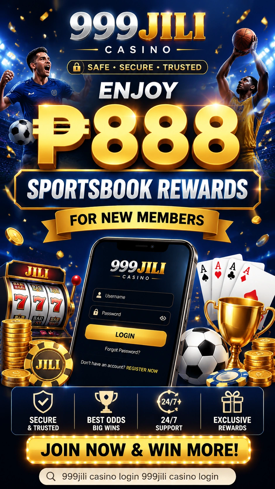 999JILI Sports Hub visual banner for Philippines sports betting